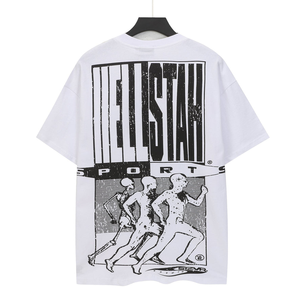 Hellstar Sports-Inspired Front & Back Graphic T-Shirt — back