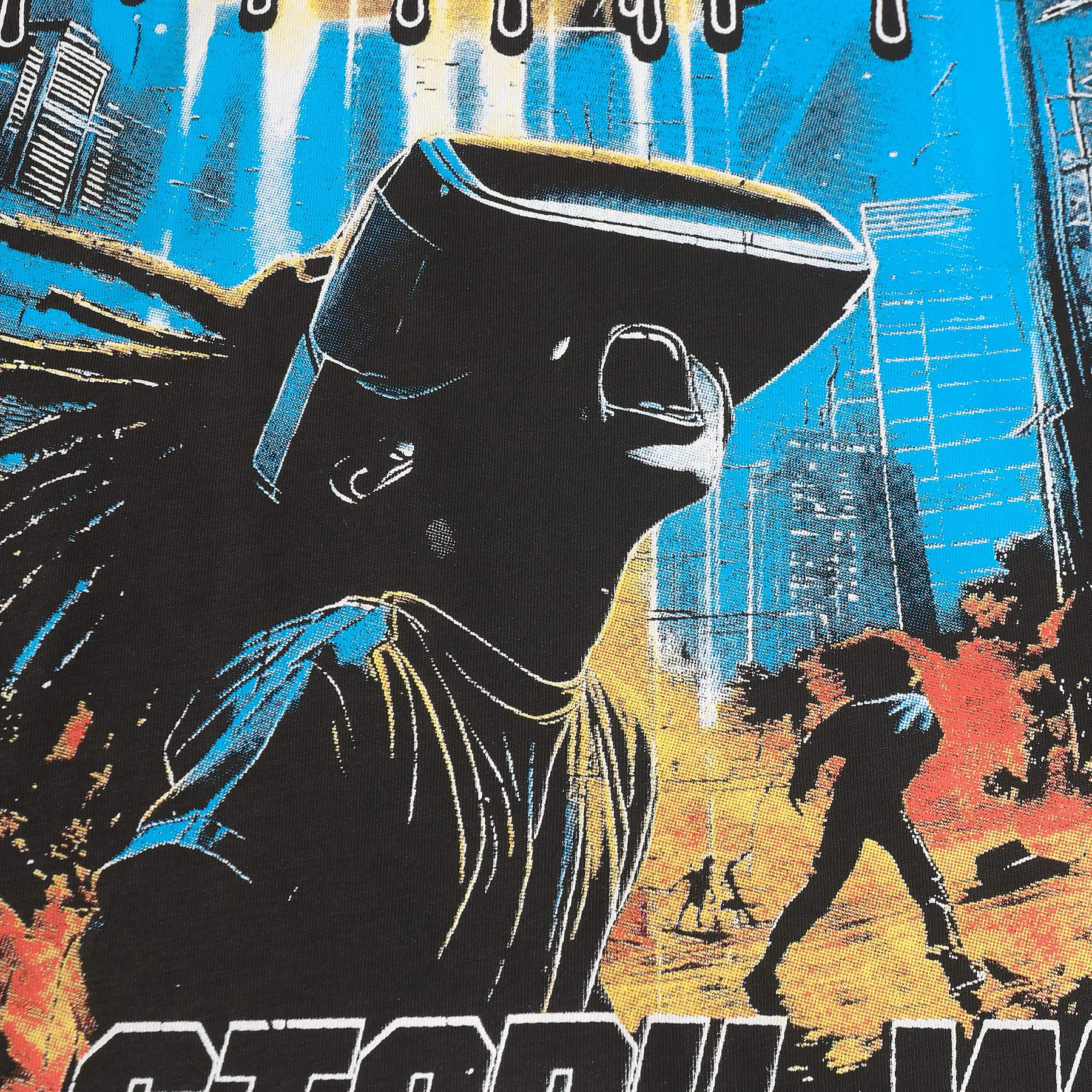 Hellstar Path to Paradise Brown Graphic T-Shirt — detail