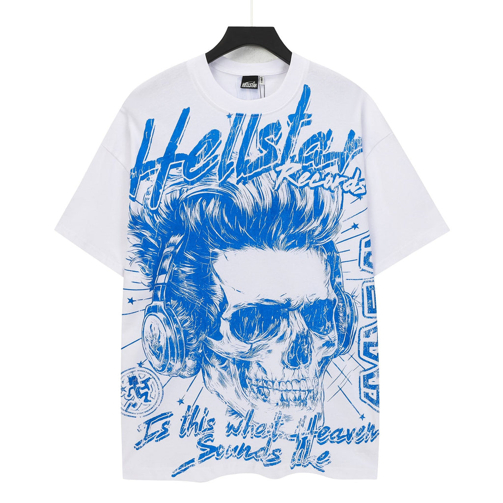 Hellstar Skull World Tour Graphic T-Shirt — front