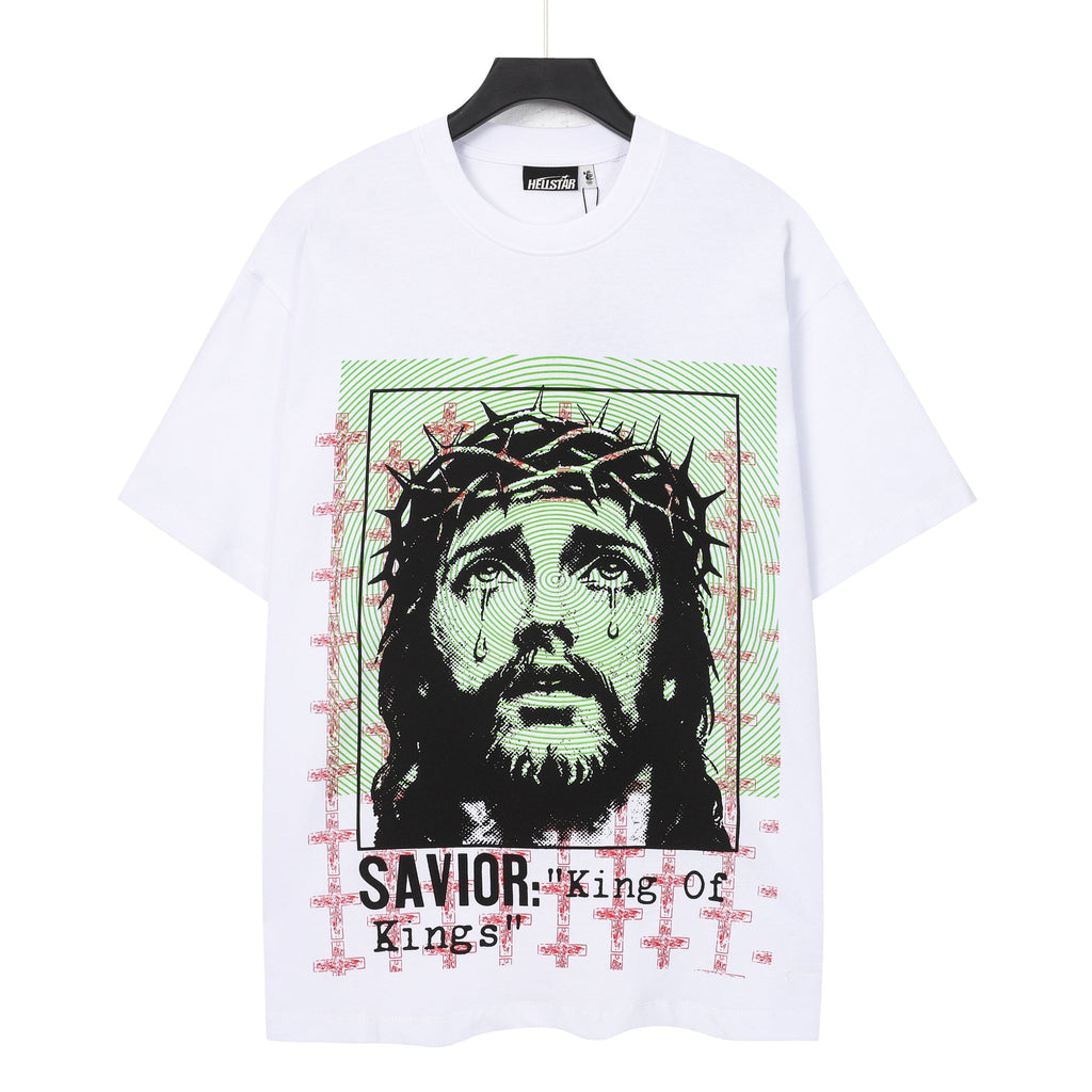Hellstar Savior King of Kings Graphic T-Shirt — hero