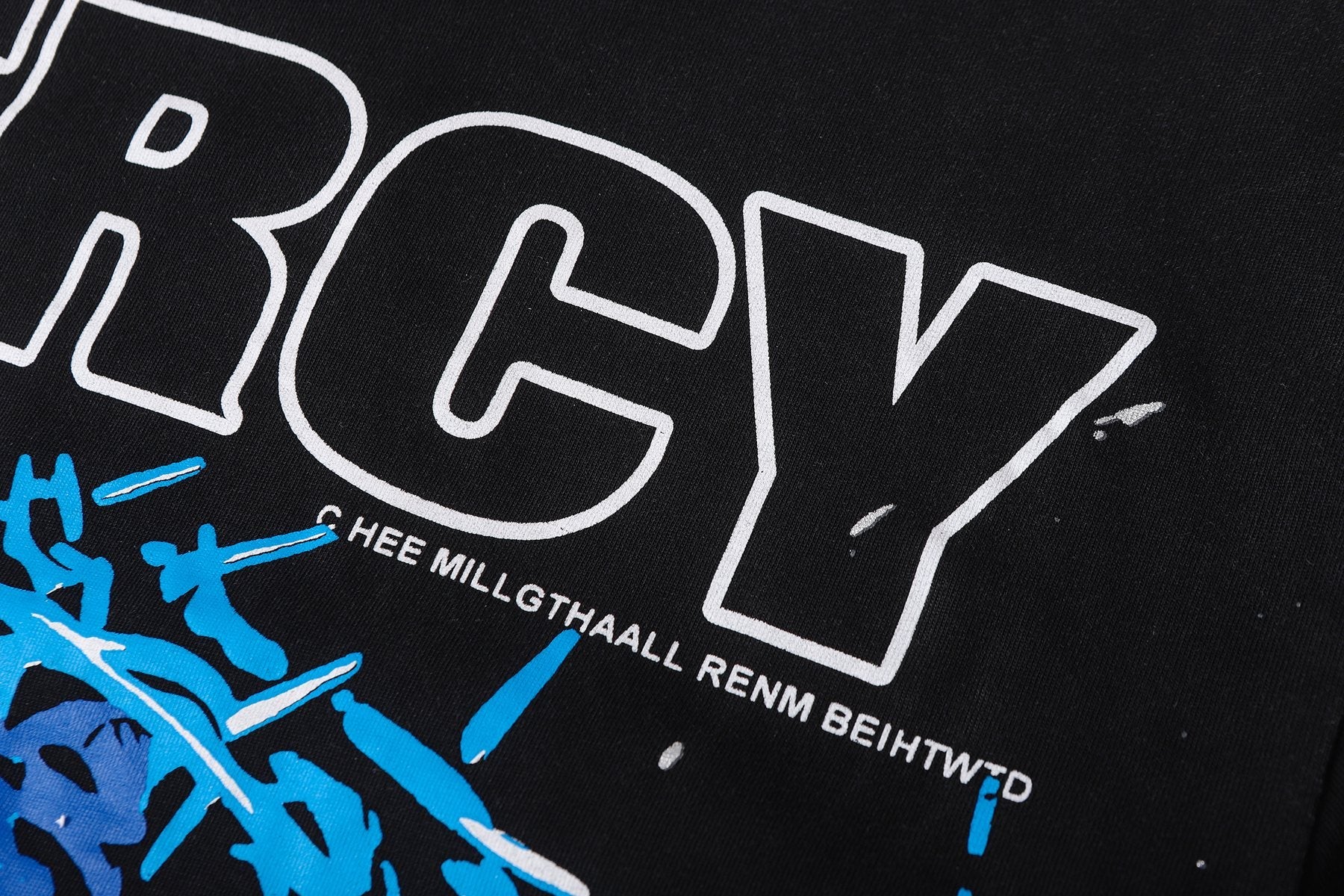 Hellstar Mercy Paint Splatter Graphic T-Shirt — detail