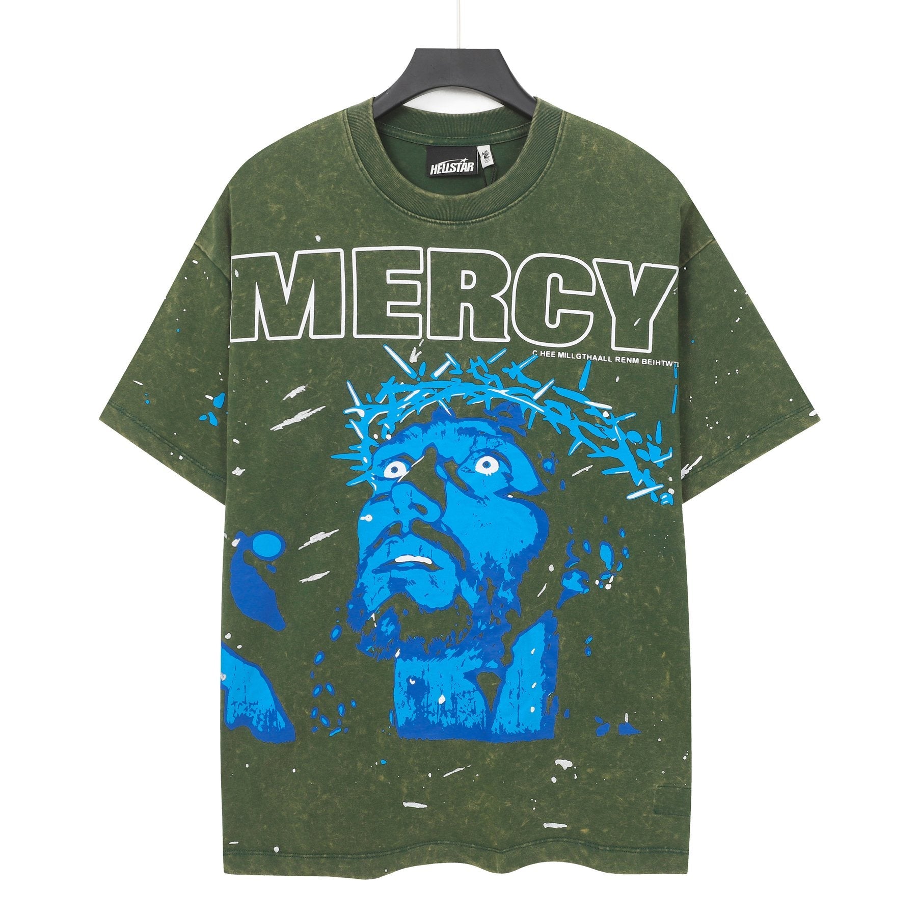 Hellstar Mercy Paint Splatter Graphic T-Shirt — front