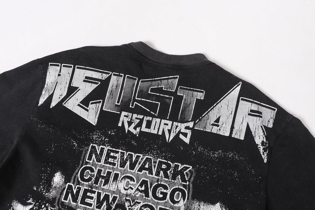 Hellstar Distressed Graphic T-Shirt — detail