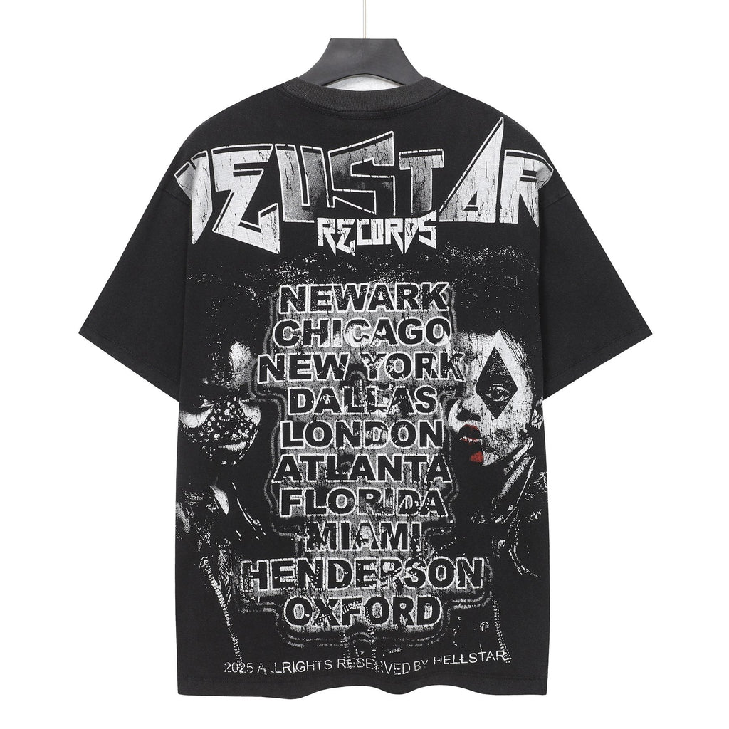 Hellstar Distressed Graphic T-Shirt — back