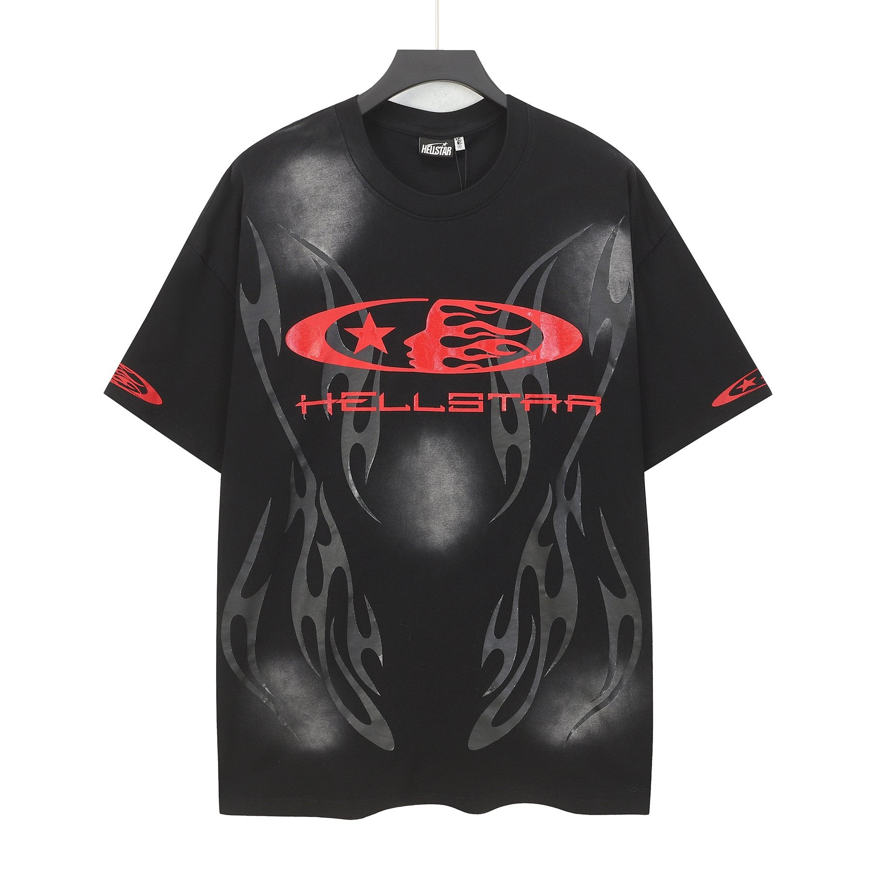 Hellstar Red and Gray Graphic T-Shirt — hero