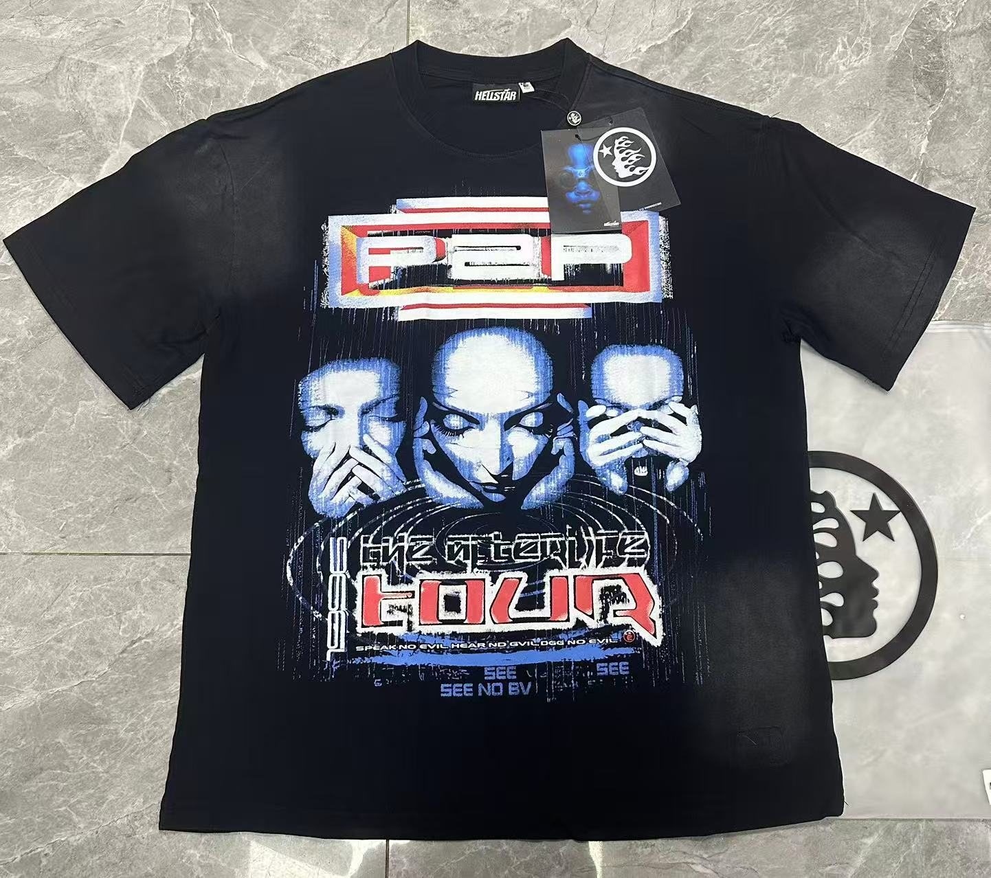 Hellstar P2P Graphic Short-Sleeve T-Shirt — front