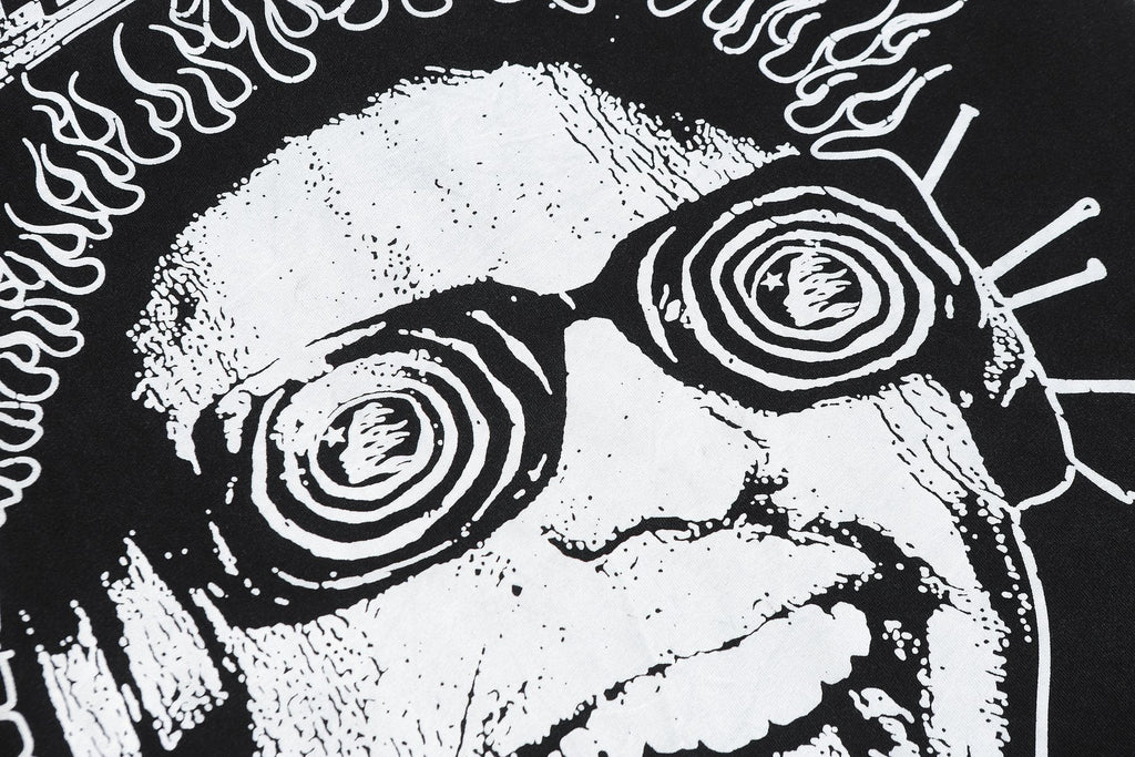 Hellstar Distressed Graphic T-Shirt — detail