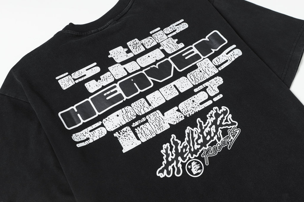 Hellstar Distressed Graphic T-Shirt — detail