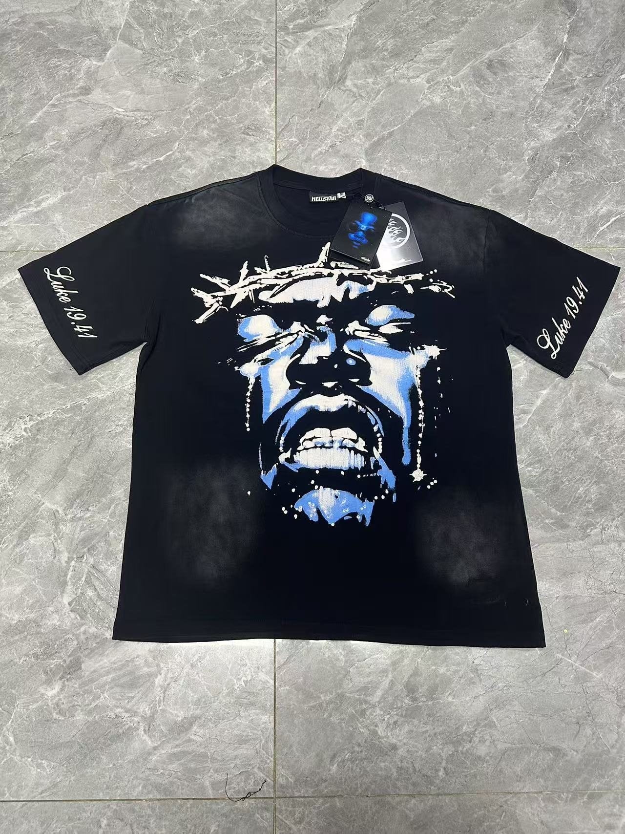 Hellstar Front, Back & Sleeve Graphic T-Shirt — front