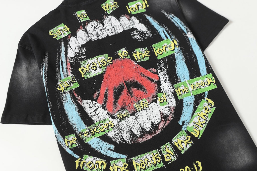 Hellstar Front-and-Back Graphic T-Shirt — detail
