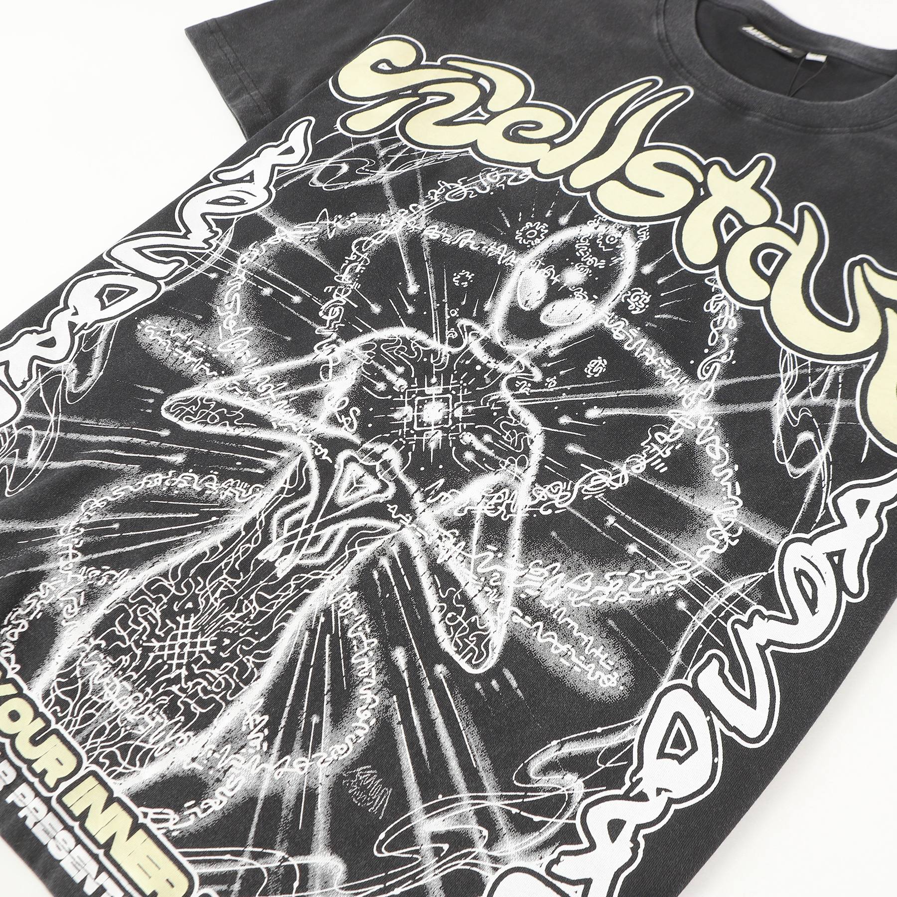Hellstar Protect Your Inner Peace Graphic T-Shirt — detail