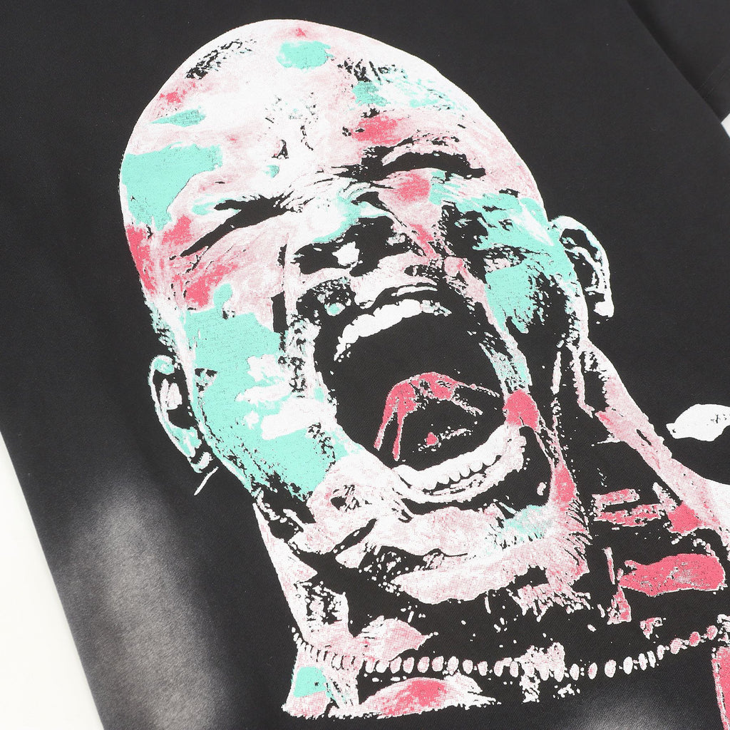 Hellstar 3:16 Distressed Graphic T-Shirt — detail