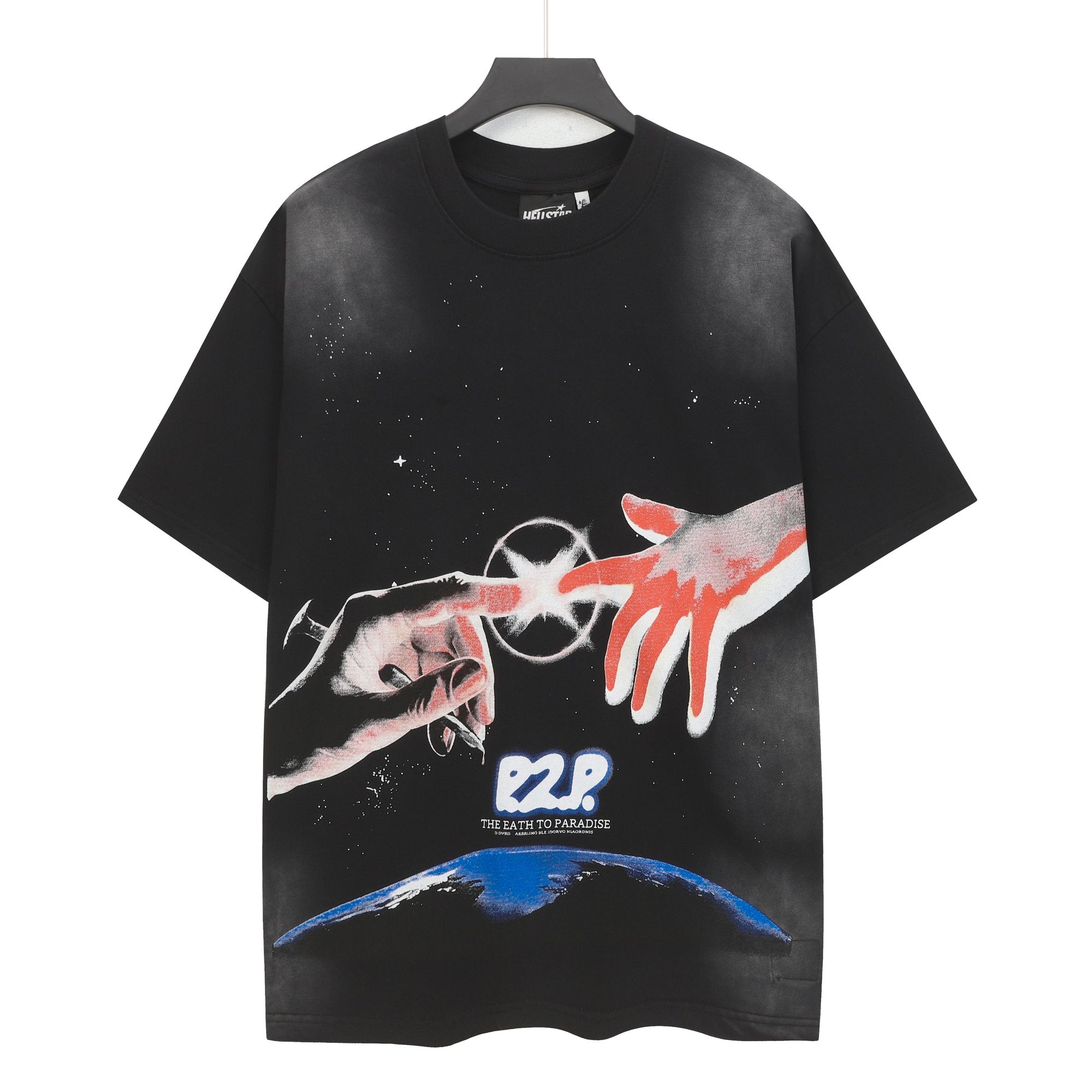 Hellstar Black Front & Back Graphic T-Shirt — hero