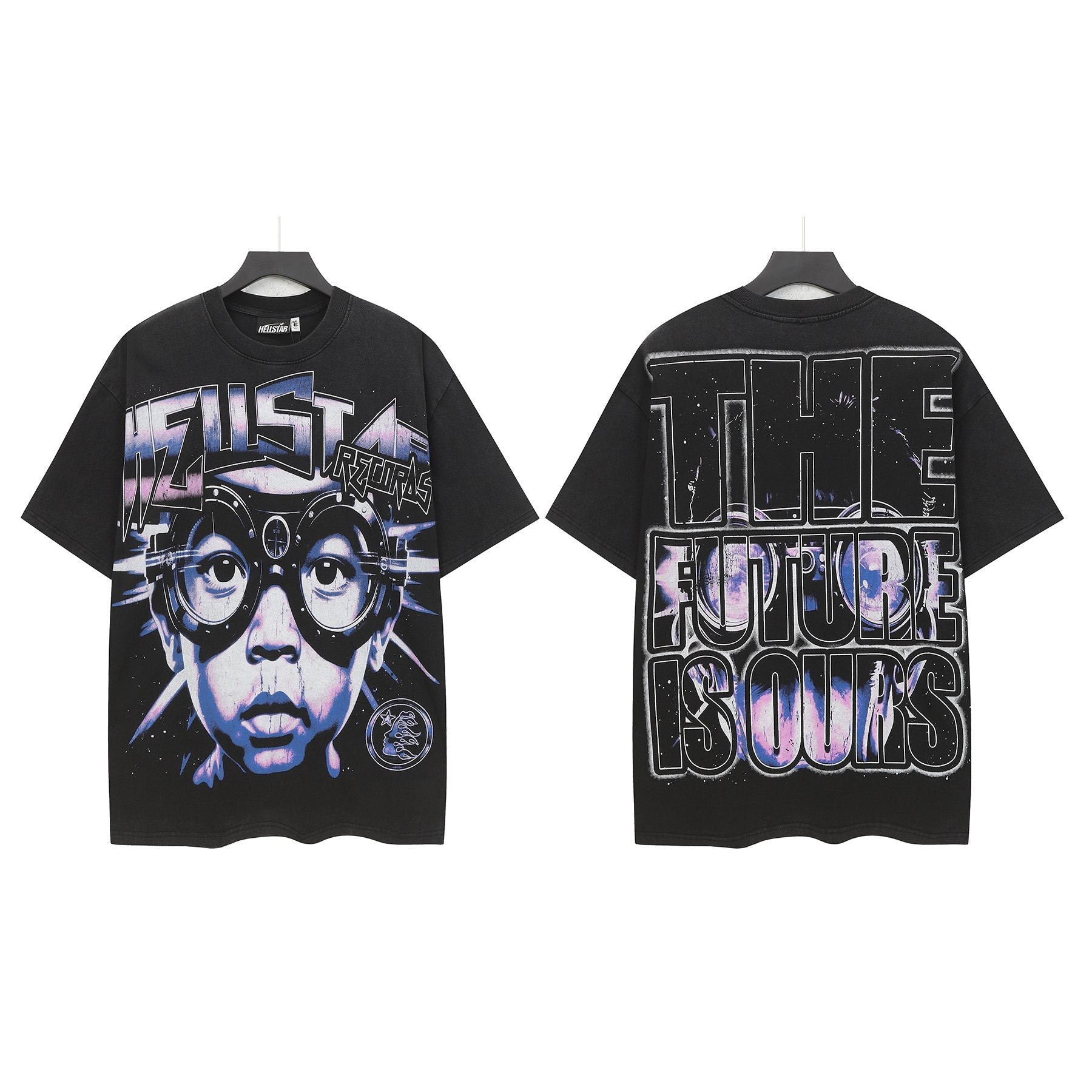 Hellstar Records Portrait Graphic T-Shirt — hero
