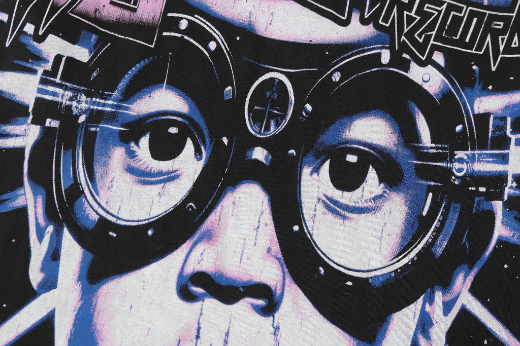Hellstar Records Portrait Graphic T-Shirt — detail