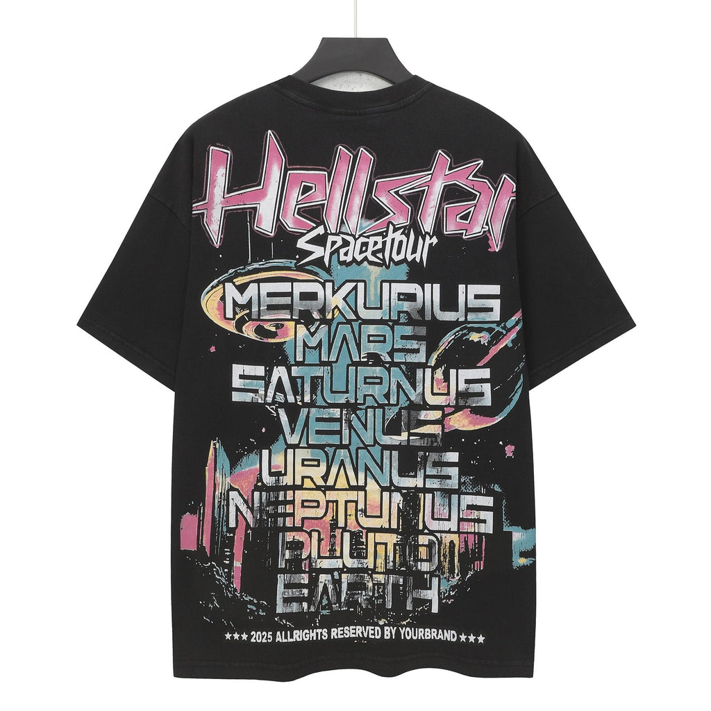 Hellstar Spacetour Space Graphic Short-Sleeve T-Shirt — back