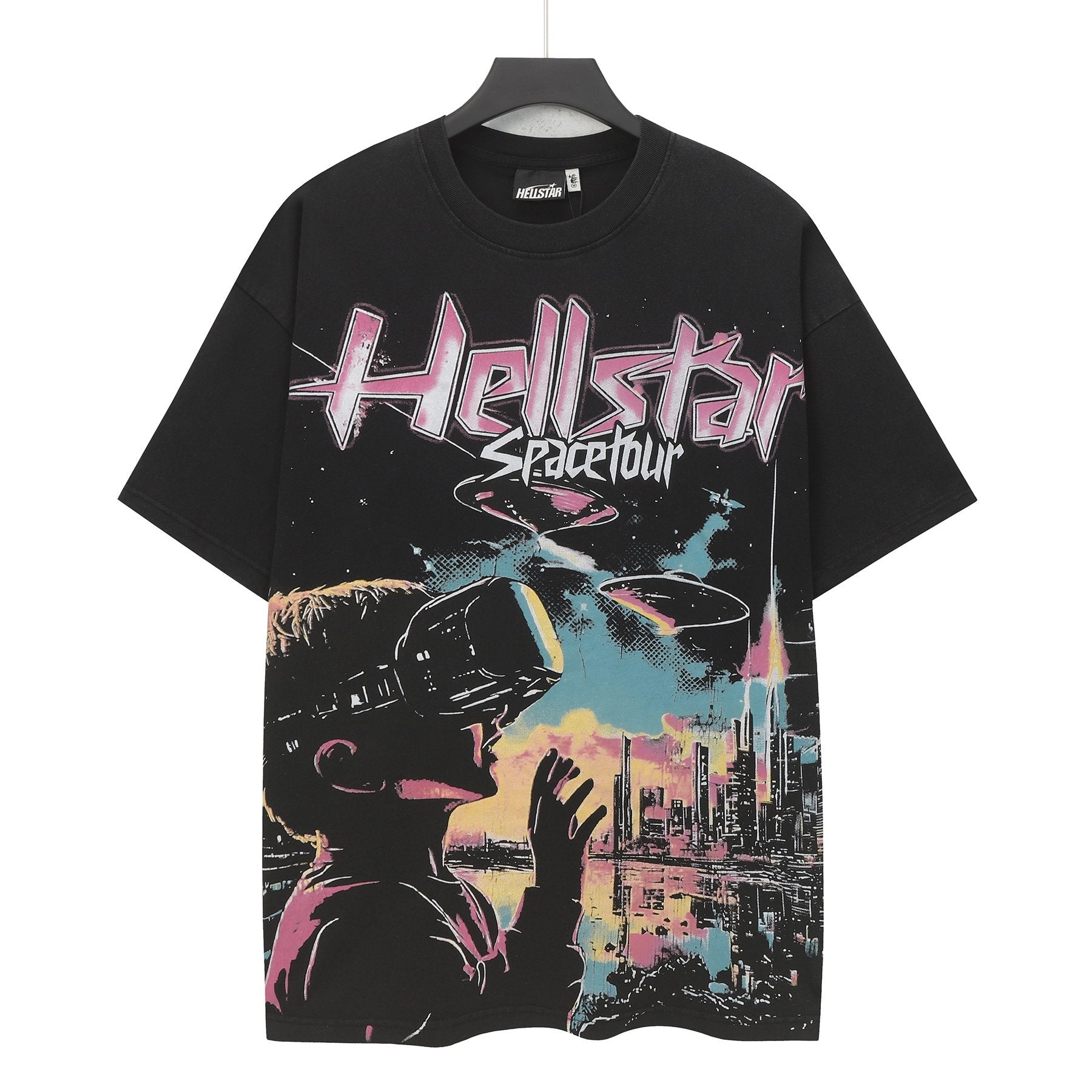 Hellstar Spacetour Space Graphic Short-Sleeve T-Shirt — hero