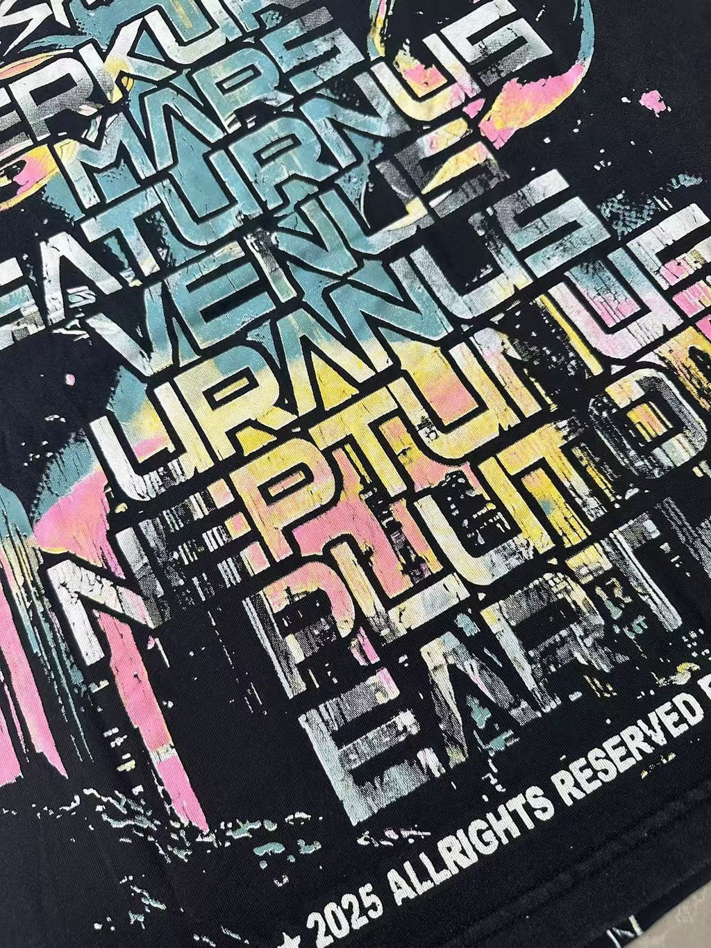 Hellstar Spacetour Space Graphic Short-Sleeve T-Shirt — detail