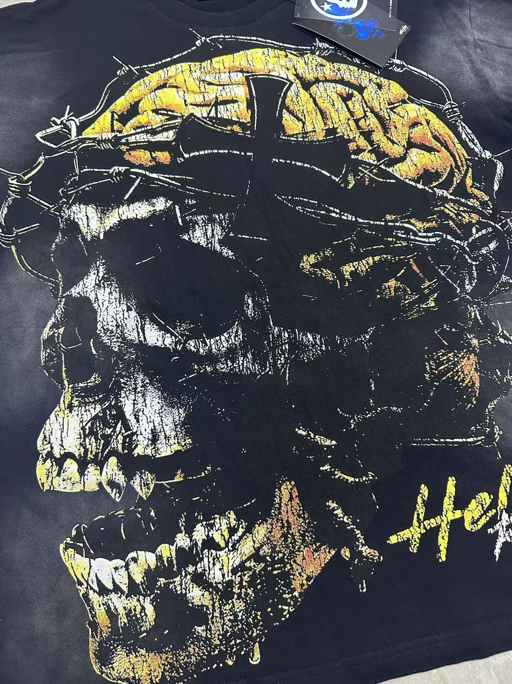 Hellstar Skull Graphic Short-Sleeve T-Shirt — detail