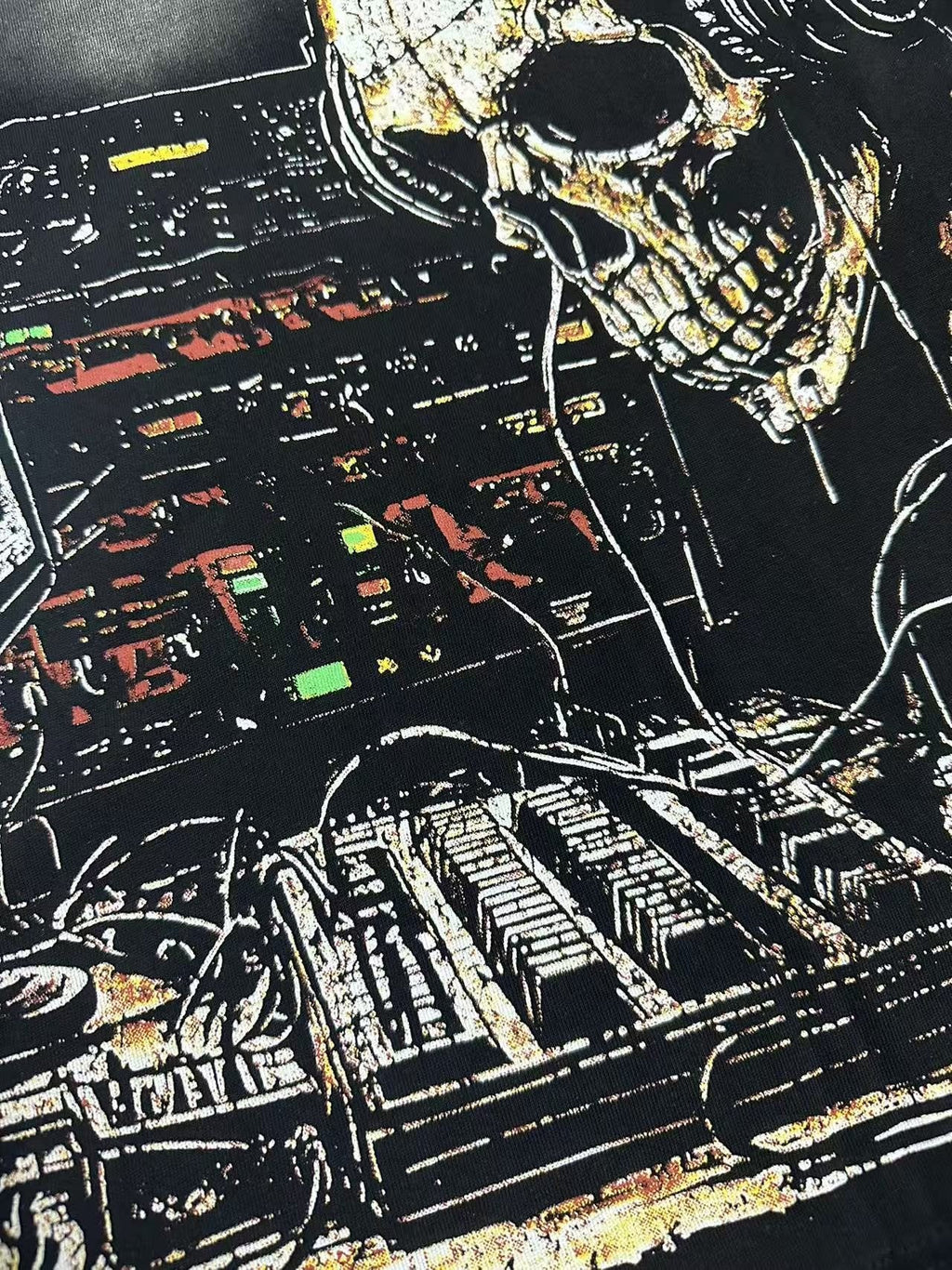 Hellstar Pain Kill Music World Tour Graphic T-Shirt — detail