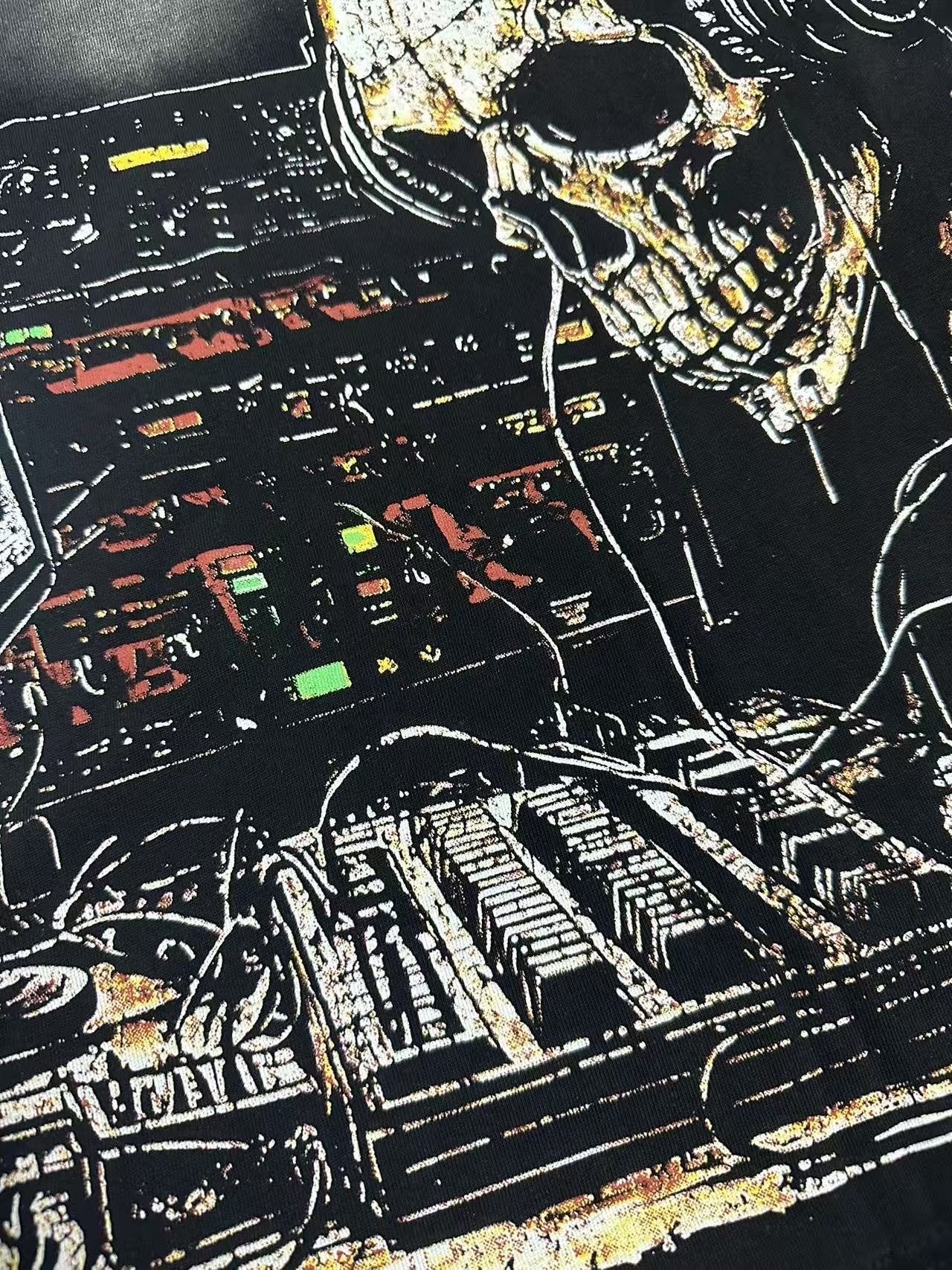 Hellstar Pain Kill Music World Tour Graphic T-Shirt — detail