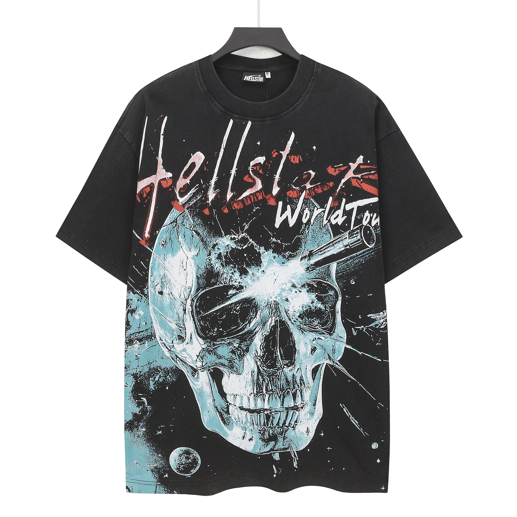 Hellstar Skull & City-List Graphic T-Shirt — hero