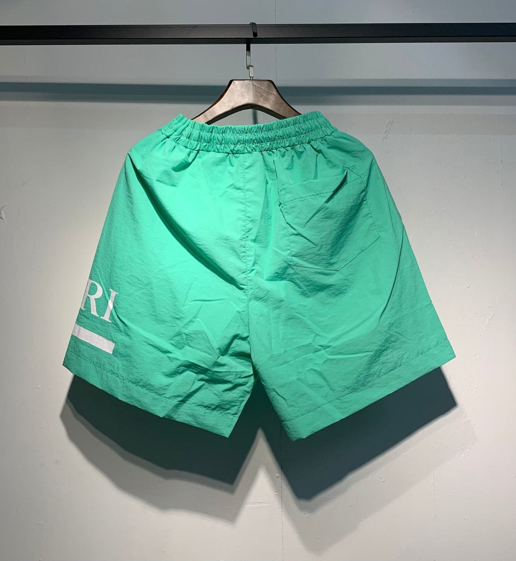AMIRI Logo Graphic Shorts — back