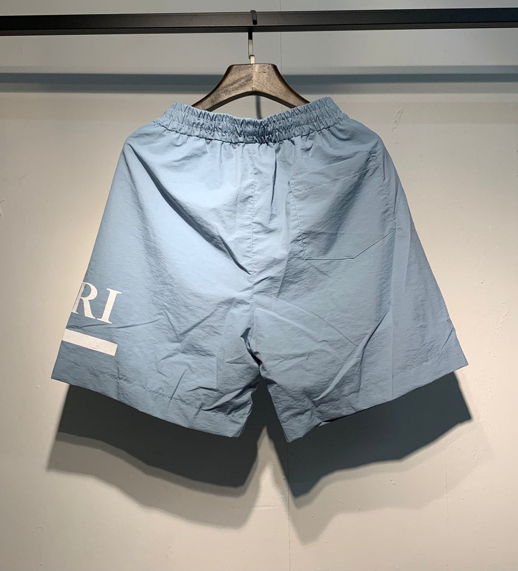 AMIRI Logo Graphic Shorts — back