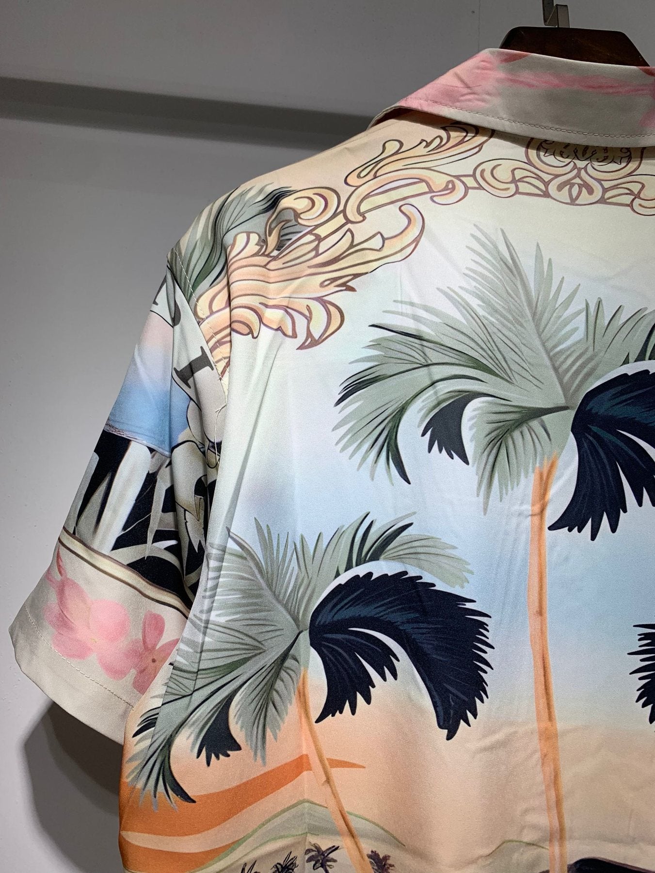AMIRI Tropical Cherub Graphic Short-Sleeve Set — detail