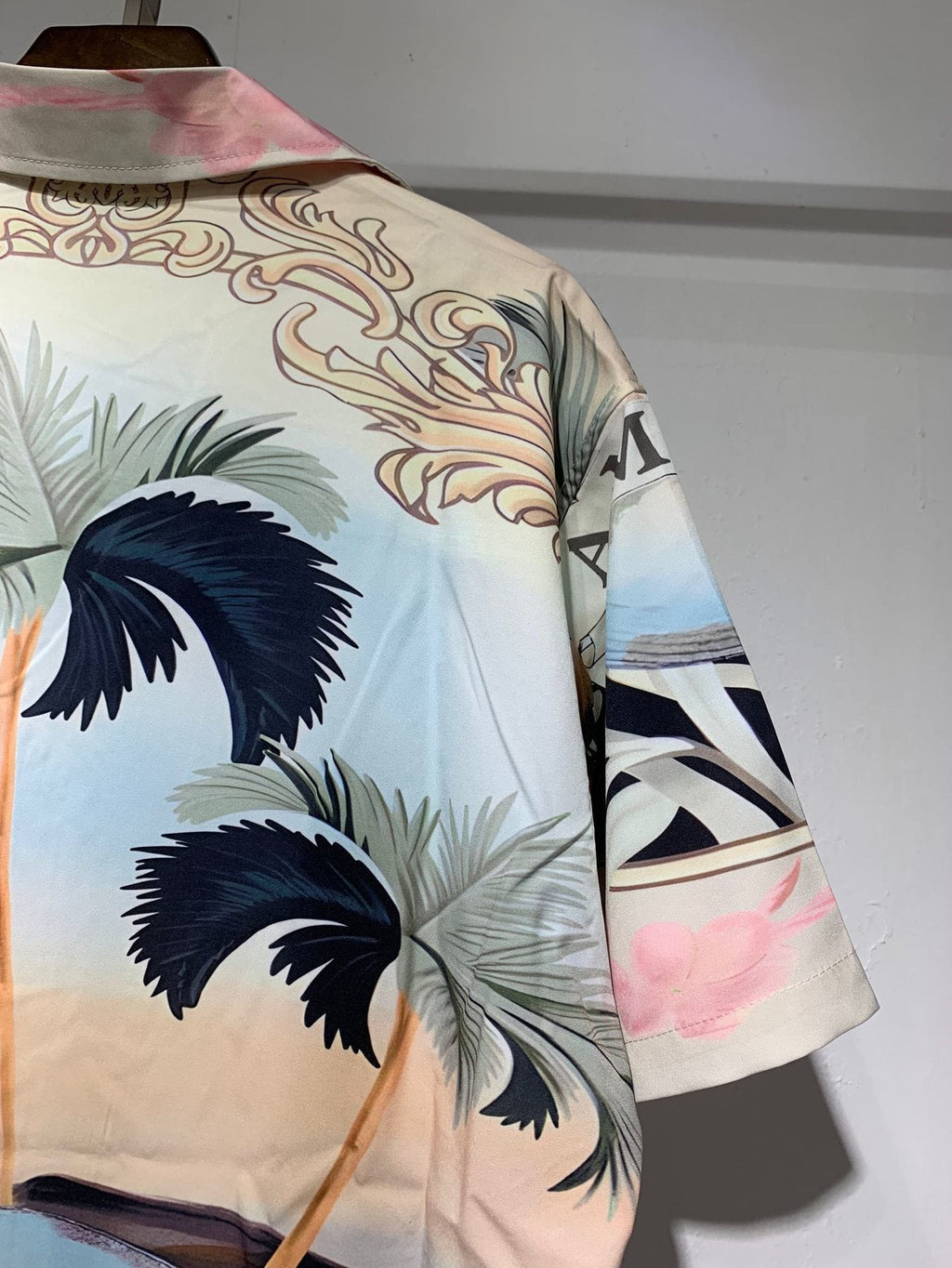 AMIRI Tropical Cherub Graphic Short-Sleeve Set — detail