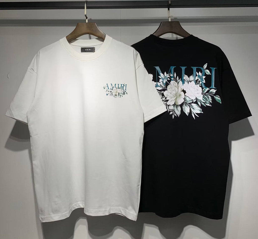AMIRI Floral Graphic Short-Sleeve T-Shirt — context