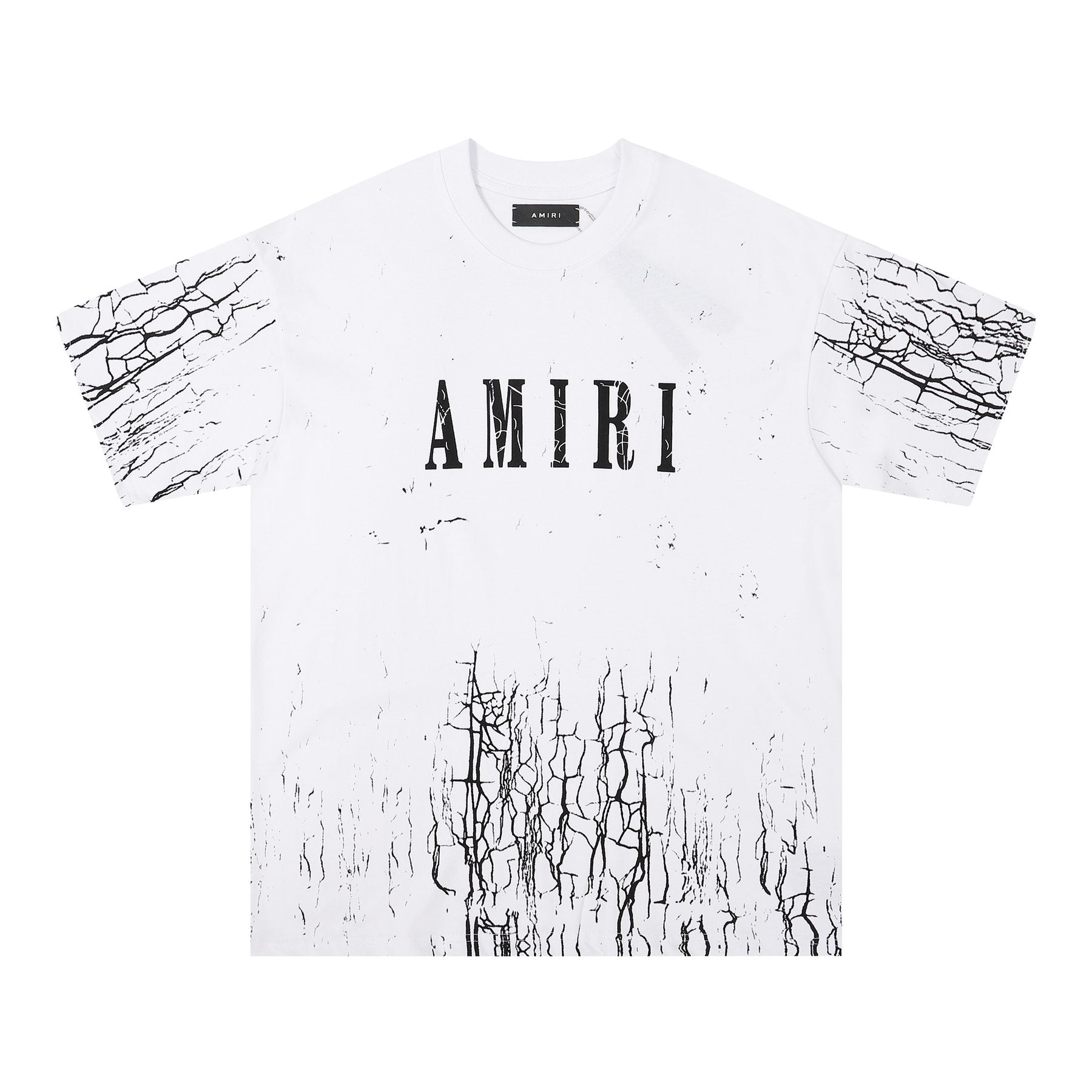 AMIRI Distressed Crackle Graphic T-Shirt — front