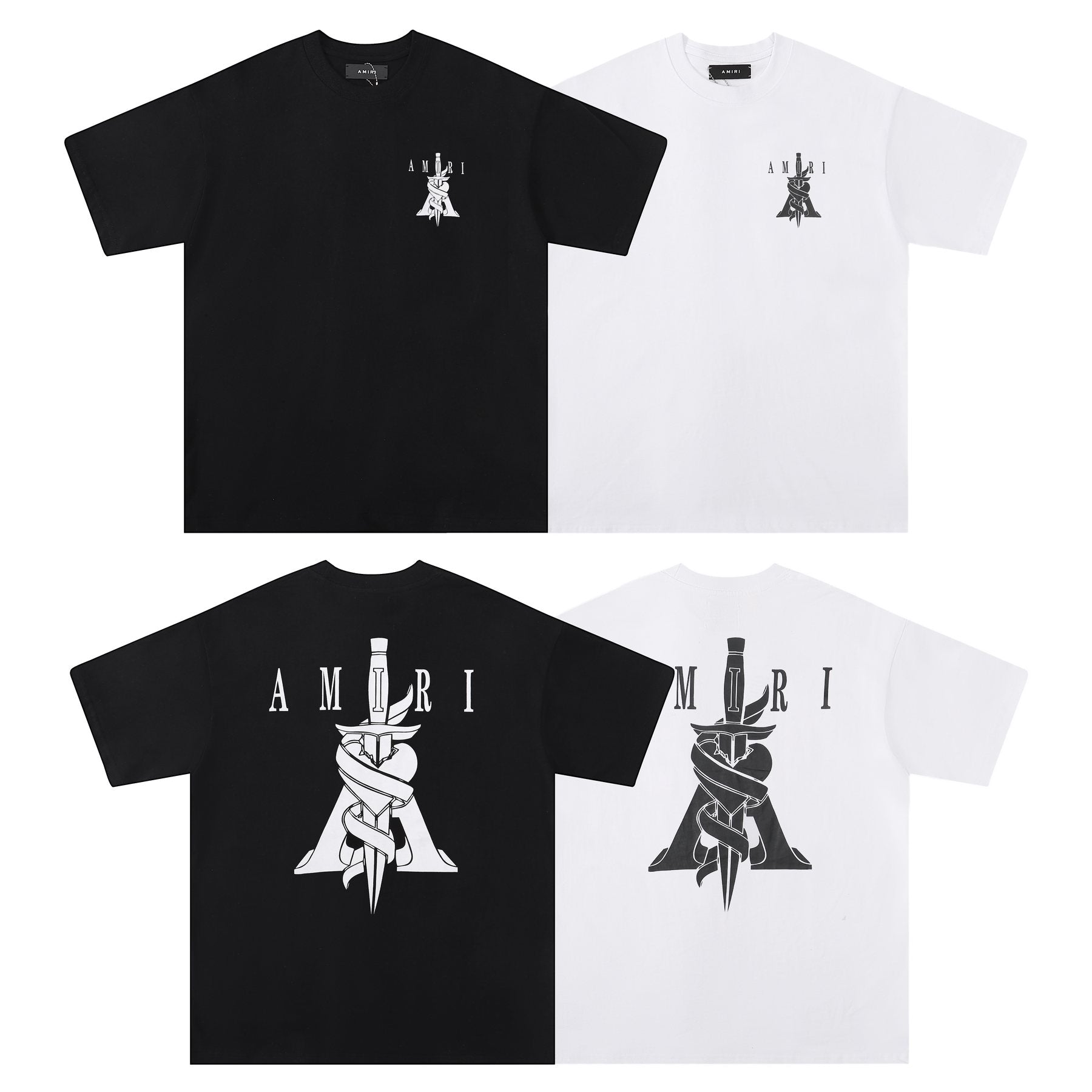 AMIRI Dagger Snake Graphic T-Shirt — comparison
