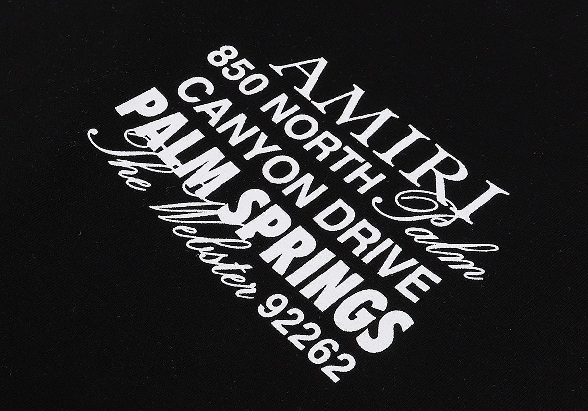 AMIRI Pink Bone Graphic T-Shirt — detail