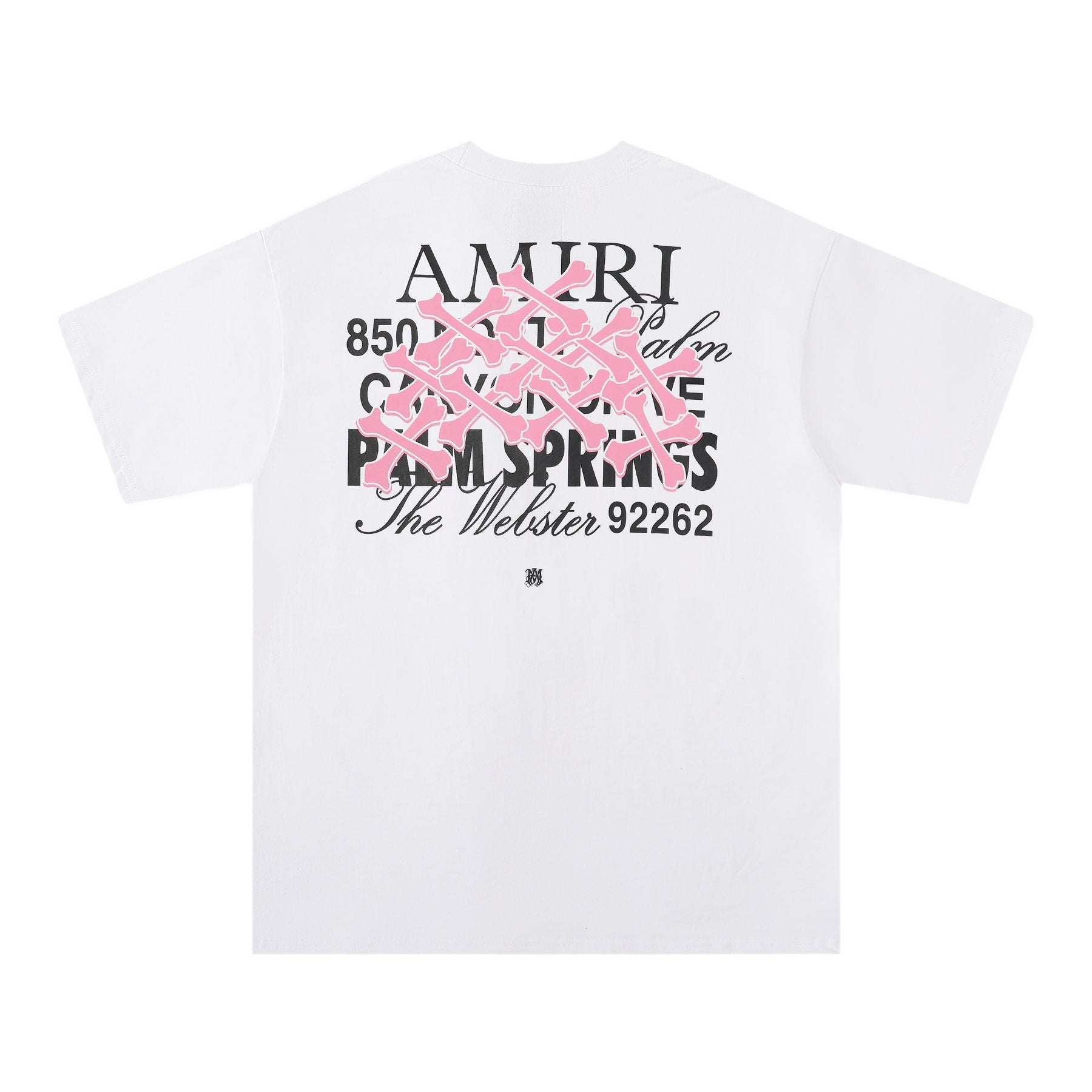 AMIRI Pink Bone Graphic T-Shirt — back
