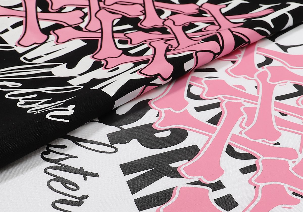 AMIRI Pink Bone Graphic T-Shirt — detail