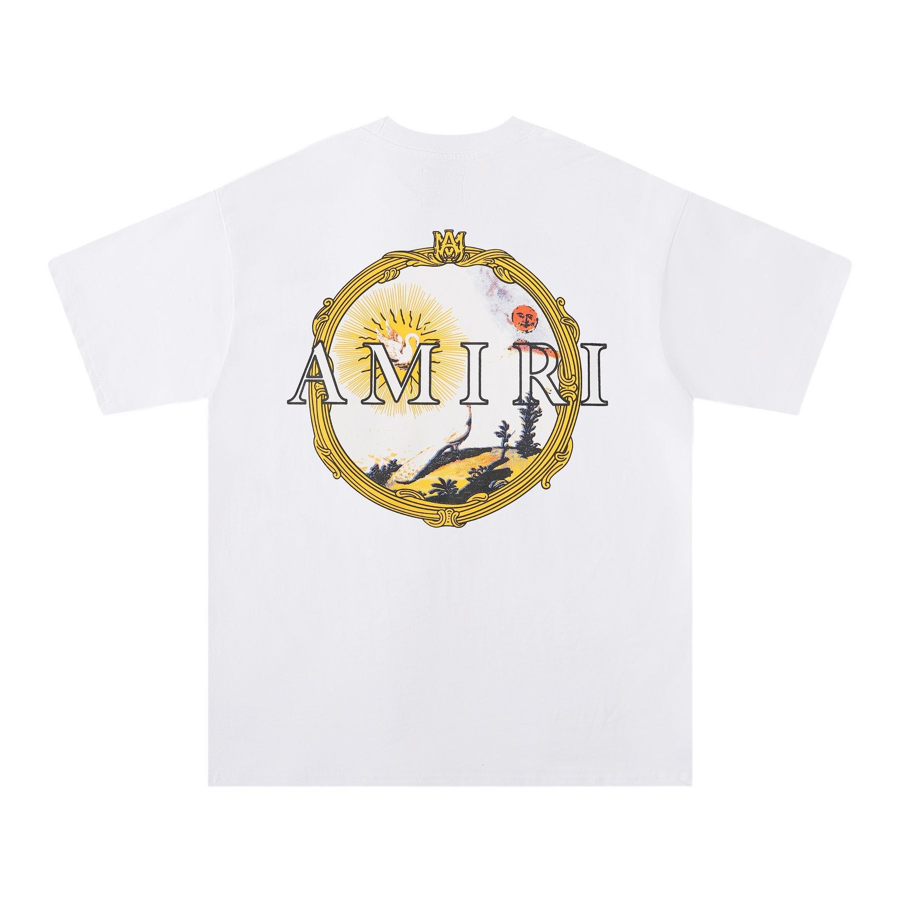 AMIRI Circular Back Graphic Short-Sleeve T-Shirt — back