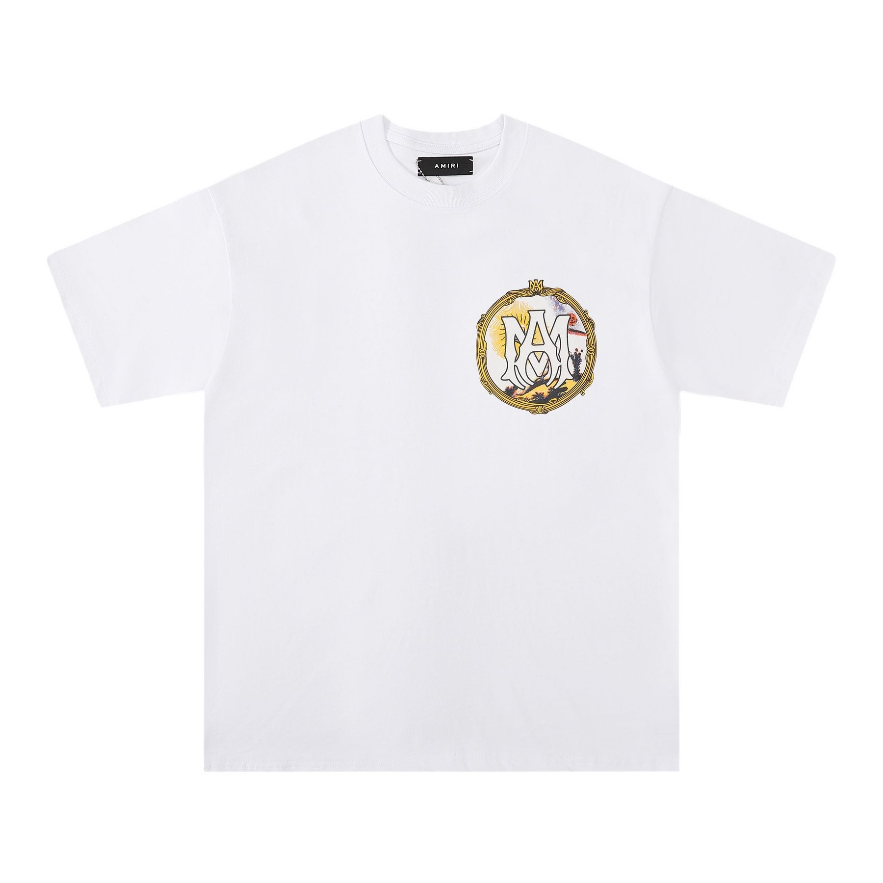 AMIRI Circular Back Graphic Short-Sleeve T-Shirt — front