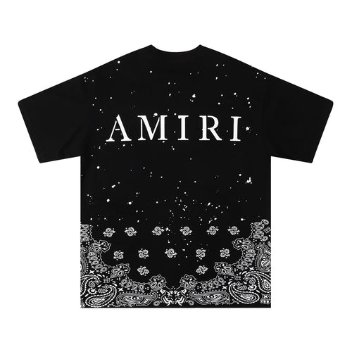 AMIRI Bandana Hem Graphic T-Shirt — back