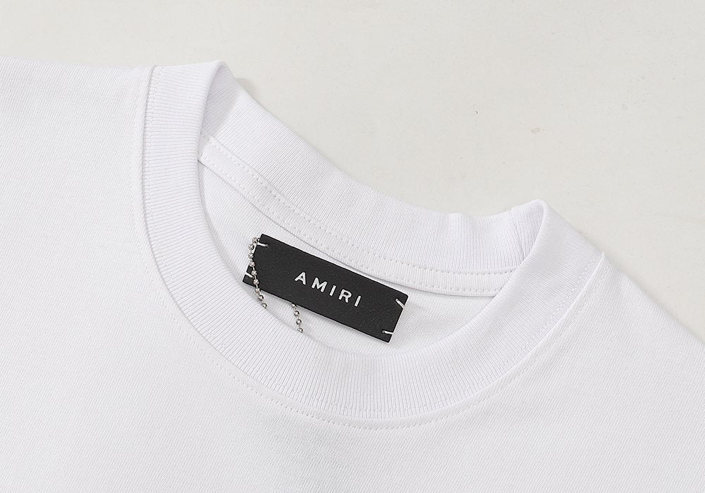 AMIRI Rainbow Drip Graphic T-Shirt — neck_label