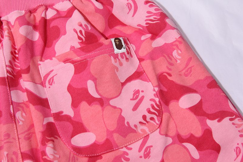 BAPE Camouflage Drawstring Shorts — detail