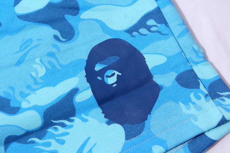 BAPE Camouflage Drawstring Shorts — detail