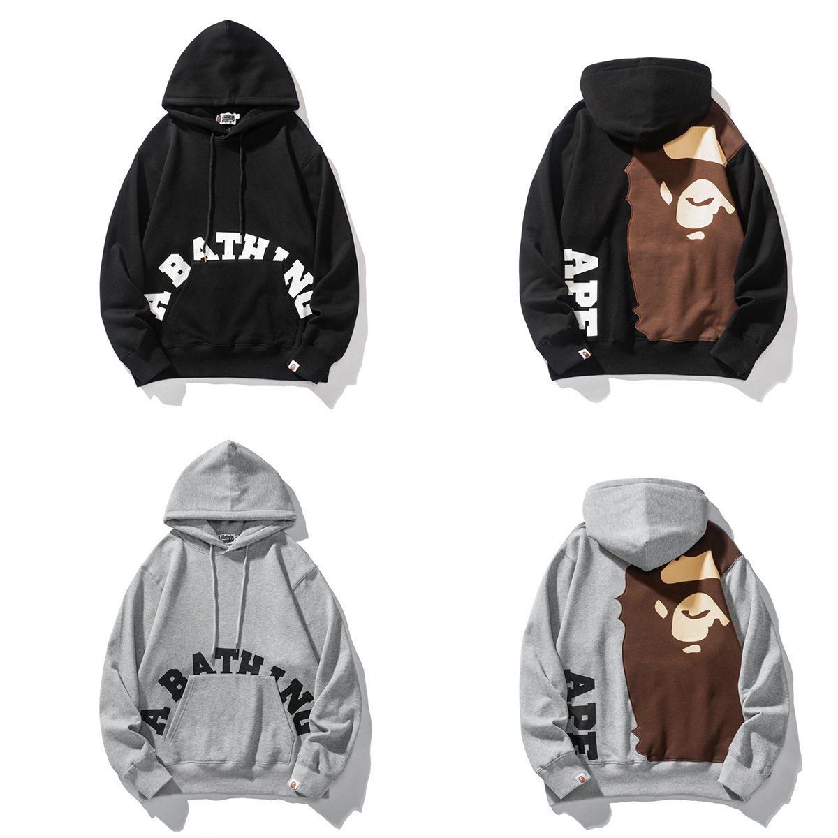 BAPE Ape Graphic Pullover Hoodie — comparison