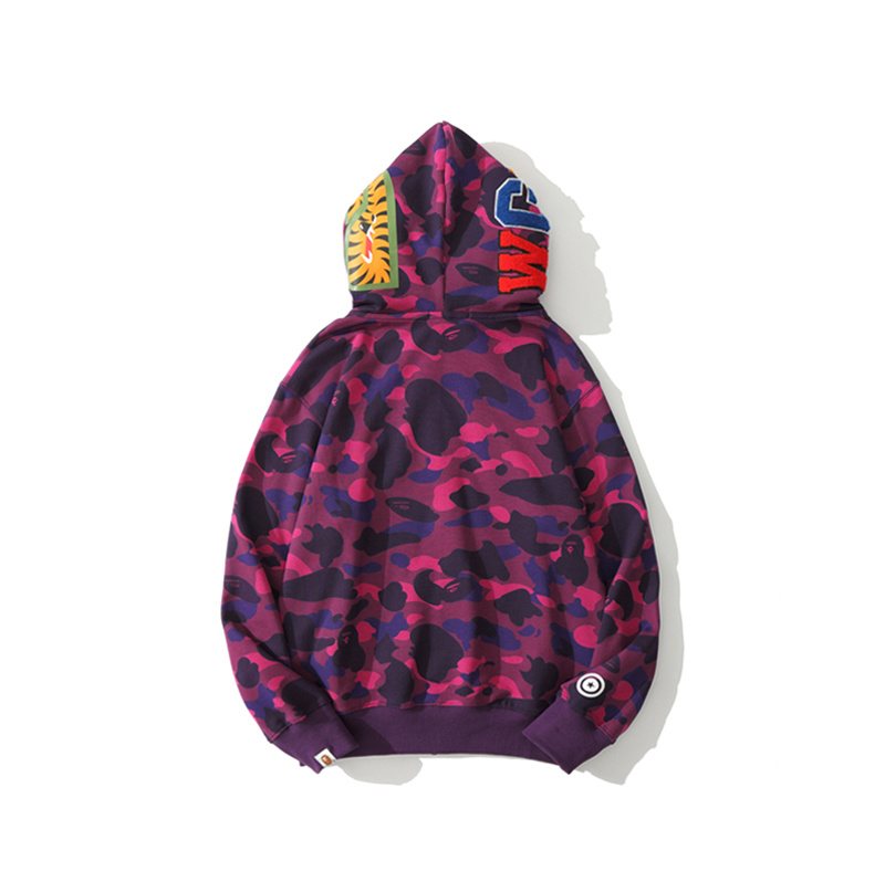 BAPE Shark Camo Full-Zip Hoodie — back