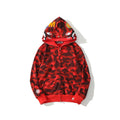 BAPE Shark Camo Full-Zip Hoodie — front