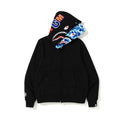 BAPE Shark Camo Full-Zip Hoodie — hero