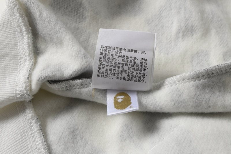 BAPE Shark Camo Full-Zip Hoodie — neck_label