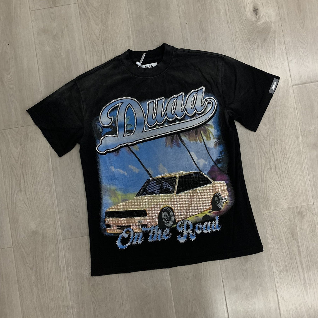 DUAA Destination Car Graphic Short-Sleeve T-Shirt — front