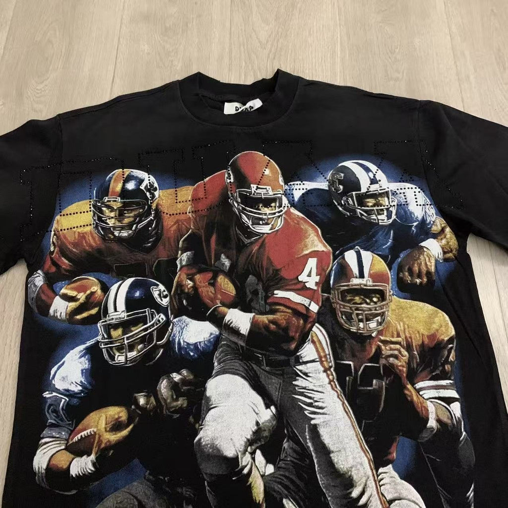 DUAA Football Graphic Short-Sleeve T-Shirt — detail