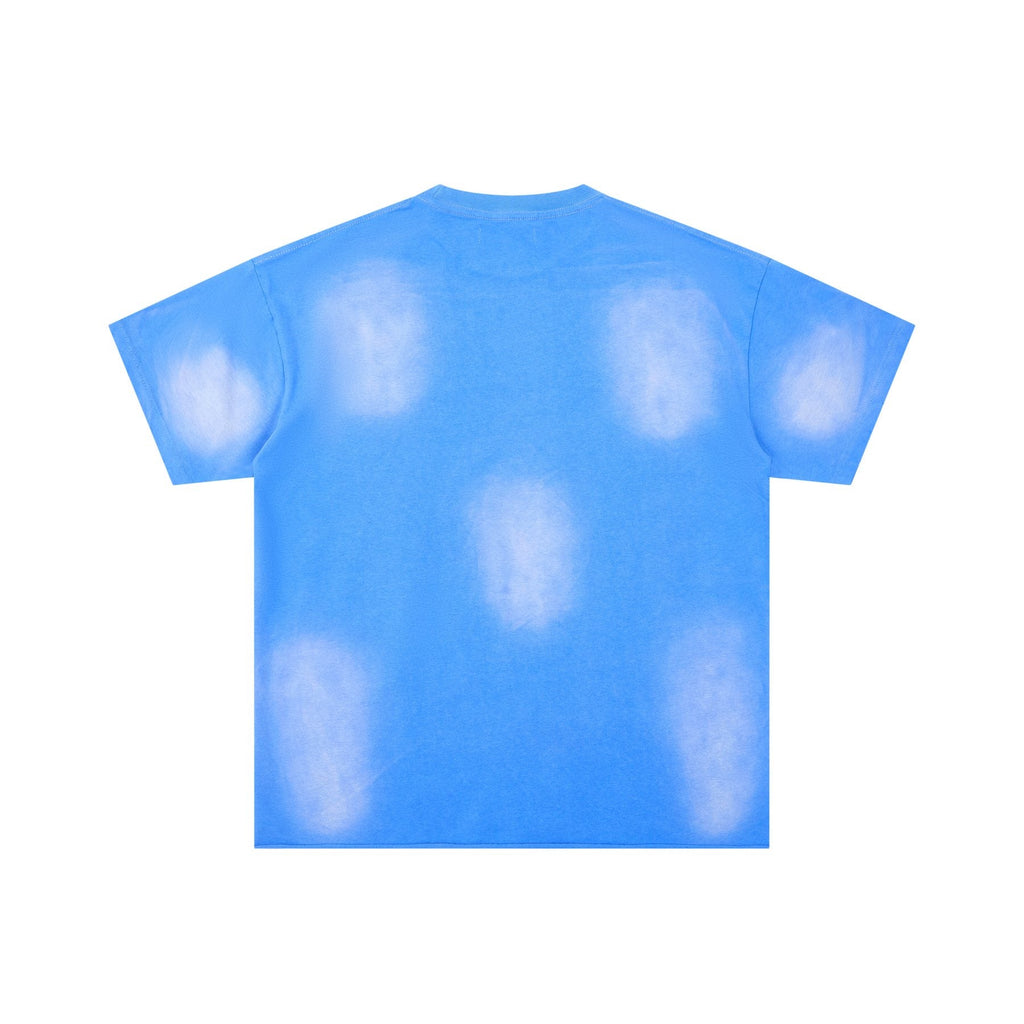 DUAA Blue Graphic Short-Sleeve T-Shirt — back